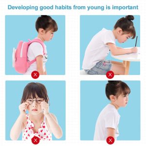 Bambini regolabili postura correttore per bambini Supporto cintura di supporto ortopedico colonna vertebrale posteriore spalla lombare bretelle di bellezza