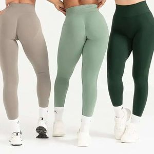 Lu Align Pant Lemon Oner Active EFFORTLESS Seamless Leggings Womens Gym Wear Scrunch Bum Yoga Pants Workout Fiess Pilates Sports Clothing T