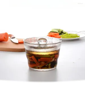 Butelki do przechowywania słoik kimchi przydatne rzeczy do szklanych pojemników z tytułu kuchennego godne pojemniki na żywność ciężkie kamienne pojemniki