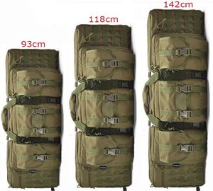 93 cm 118cm 142 cm Tactical Molle Gun Bag Hunting Shoothball Sniper Airsoft Rifle Case Military Ryggsäck för WarGame6766263