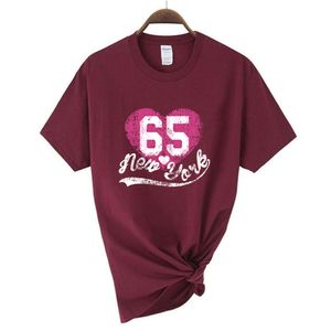 Lettera di New York T-shirt in cotone per donne divertenti oversize tops street hip hop abbigliamento a manica corta femmina
