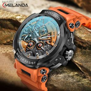 Wristwatches Melanda 1.5-inch Bluetooth calling GPS intelligent mens 120+sports and fitness tracker health monitor intelligent Android iOS 600mAh T90