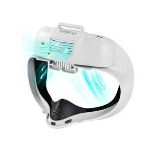 Fãs de refrigeração face face pad para Oculus Quest 2 500mAh Circulação de ar respirável interface facial de elite de elite de cabeça VR Acessorie