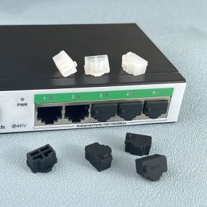 10PCSイーサネットハブポートRJ45アンチダストカバーキャッププロテクタープラグRJ45ラップトップ/コンピューター/ルーターRJ45コネクタ用ダストプラグ