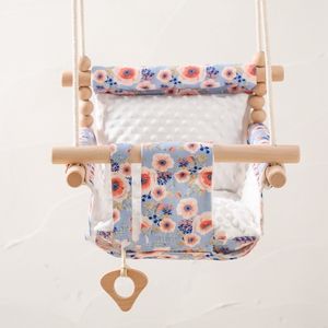 Baby Kids Swing Hanging Basket Indoor Fabric Toys Children Rocking Chair Lovely Birthday Gifts Kindergarten Toys Outdoor Swing