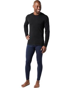 100% Merino Wool Men Base Layer Crew Shirt 250G Merino Wool Thermal Underwear Top Long Sleeve Baselayer Breathable USA Size