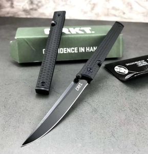 Cr KT 7096 Katlanır Bıçak Kamp Pocties Survival Taşınabilir Av Taktik Çok EDC Dış Mekan Aracı Noel Hediye Knife3853643