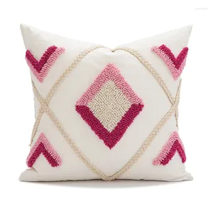 Pillow Couch Cover moderno simples boêmio de estilo nacional decoração caseira de personalidade da moda, tecido macio 45