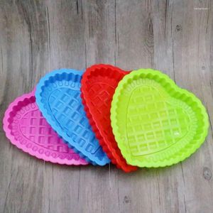 Baking Moulds Silicone Cake Mold Big Heart Shaped Bakeware Molds For Cookies Fondant Candy DIY