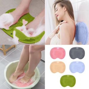 Tappetini da bagno tappetino per sfregamento spazzola da bagno multipla funzionamento massaggio non slip carta portavagamenta