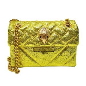 Luxury Shiny Glitter Mini Golden Women Handbag Bling Sequin Quilted Fashion Cross Body Bag