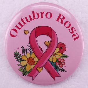 Ribbon Tinplate Broche Filmes de anime Cute