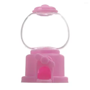 Förvaringsflaskor maskin Gumball Machines Children Children Candy Dispenser Catcher Toys Plast Playes