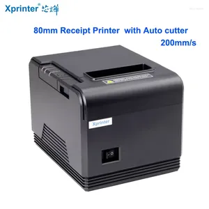 Xprinter Q200 80mmオートカッターサーマルレシートプリンターキッチンミニPOS 200mm/s USBイーサネット/シリアル/パラレル