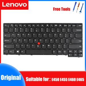 Klawiatury dla Lenovo Thinkpad E450 E450ckeyboard E455 E460 E465 Notebook English Keyboard 04x6181 Klawiatura US