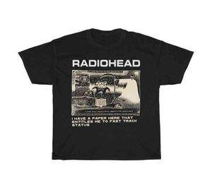 Radiohead T -Shirt Männer Mode Sommer Baumwolle T -Shirts Kinder Hip Hop Tops Arktische Affen Tees Frauen Tops Ro Boy Camisetas Hombre T2203174948