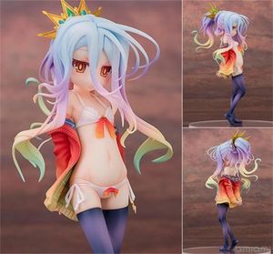 No Game No Life 20cm scale Siro sexy Girl Shiro cute dolls Garage Kit Dowin Anime Action Figure Toys T2006032714957
