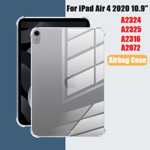 Apple iPad Air 4 10.9インチ透明ケースAir4 2020 iPad A2324 A2072 A2316 FORDA用のスリムショックプルーフタブレットカバーのケース