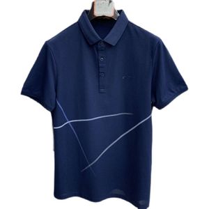 Withdrawal of Cabinet for Men's Summer Fashion Casual Lapel Top, Men's Youth Printed Short Sleeved POLO Shirt