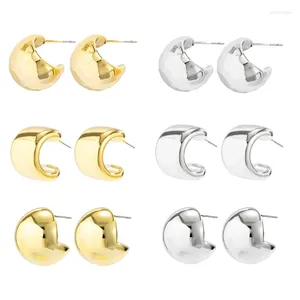 Stud Earrings E0BF Waterdrop Shaped Teardrop Ear Rings Accessory Statement Adornment