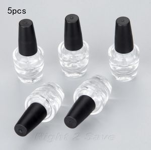 5pcslot 3ml Nagellackflasche mit bürsten nachfüllbarer leerer Kosmetikdose transparent Glasflasche Nagelkunst Maniküre Tool2024588