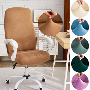 Chair Covers Velvet Office Cover Spandex Elastic Armchair Seat Computer Gaming Chairs Slipcovers Housse De Chaise