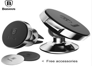 Baseus Magnetic Car Phone Holder For Mobile Phone Universal Stand Cell Phone Holder Car Air Vent Mount GPS8590182