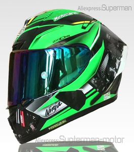 Full Face Shoei X14 Kawasa Kki Green Motorrad Helm Antifog Visor Man Reitwagen Motocross Racing Motorrad Helmhelmotorigina4357438