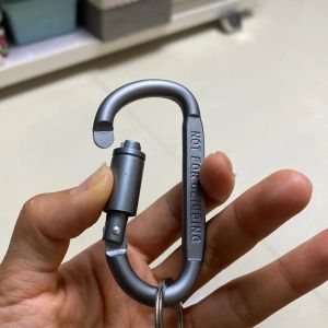 Maidezhi D Tipo Hook Carabiner Gancio primaverile in alluminio con gancio di zaino Nutpack Camp da escursionismo Attrezzatura da arrampicata all'aperto