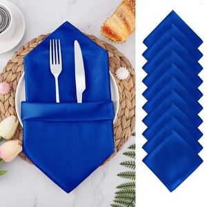 Bordmattor Bankettdekoration High End El Wedding Polyester Tyg servetten Måltid Pad Art Satin Dining Place för 4 eller 6