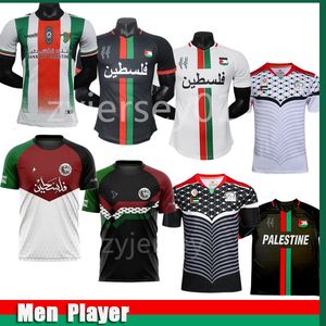 24 25 Palestina Soccer Jerseys Chile Carrasco Cornejo Salas Davila Farias Hem Away Third Palestino Football Shirt Maillot de Foot Kits Fans Plaestino Gift