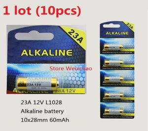 10PCS 1ロット23A 12V 23A12V 12V23A L1028ドライアルカリバッテリー12ボルトバッテリーカード4977914