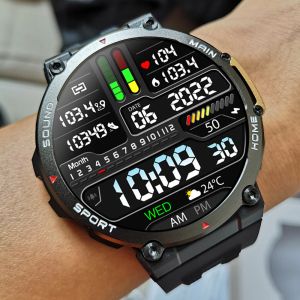 Klockor för Huawei Xiaomi 2023 Smart Watch Men Android Bluetooth Ring IP68 Vattentät blodtryck Fitness Tracker Smartwatch Women