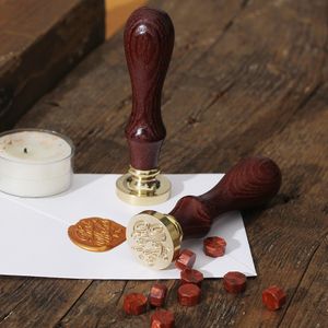 New Wax Seal Stamp Vintage Round Antique Sealing Invitations DIY Envelope Hobby Tools Dedicated Replace Copper Head