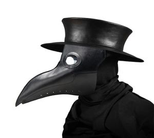 New plague doctor masks Beak Doctor Mask Long Nose Cosplay Fancy Mask Gothic Retro Rock Leather Halloween beak Mask267v2574962