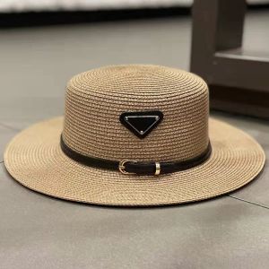 Designer Straw Hat Hat Luxury Gentleman Cap top de qualidade masculina e feminino chapéu de verão férias de verão Luxury Beach Hat Hat