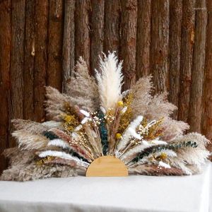 Decorative Flowers Pampas Grass Home Decor Natural Dried Leaves Tails DIY Boho Wedding Party Arch Arrangement Farmhouse Decoration