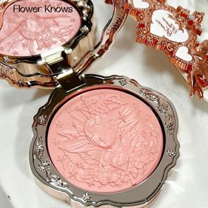 Flower Knows Little Angel Series Blush Cream Blush Blush 6G Lasting Natural Waterproof Blush Cosmetic 240410