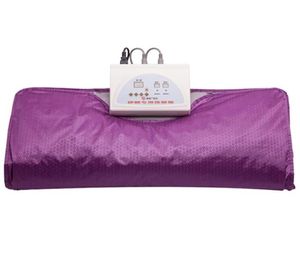 Model 2 Zone Fir Sauna Far Infrared Body Slimming Sauna Blanket Heating Therapy Slim Bag SPA LOSS WEIGHT Body Detox Machin4528394