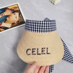 Designer Wide Brim Hats Fashion Straw Hat For Woman Beach Shade Hatts Classic Headless Caps Outdoor Sports Visirs Summer Sun Hat Luxury Fisherman Cap Bld244111