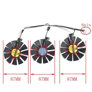 Nuovo ventola di raffreddamento PLD09210S12M PLD09210S12HH Sostituisci per Asus Strix GTX 1060 OC 1070 1080 GTX 1080ti RX 480