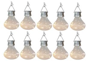 10X Solar Light Bulbs Outdoor Waterproof Garden Camping Hanging LED Light Lamp Bulb Globe Hanging Lights for Home Yard Christmas H5050903