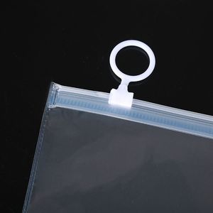 TETP 20pcs transparente Reißverschluss -Stand -up -Taschen mit Pull Ring Home Travel Cosmetic
