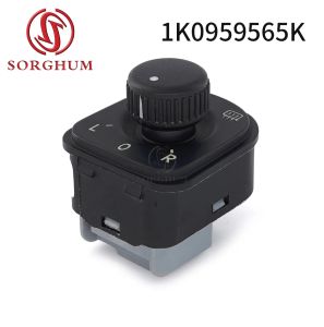 Sorghum 1K0959565K para Volkswagen VW Jetta Mk5 Golf 6 Tiguan Passat Car Side View Mirror Control Interruptor Ajuste Ajuste 1K0 959 565K