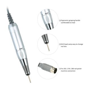 Professional Electric Nail Art Drill Pen Handle File Polish Grind Machine Handpiece Manicure Pedicure Tool Nail Art Accessories