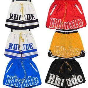 Rhudeshorts Jogginghose Herren Herren Pantmende Designer Pantaloncini Höschen Herren Pant l Strand losen für Mann Schweiß Pant Frauen Schwimmen Kofferraum Gymnastik Siize S m l xl Beach Yu