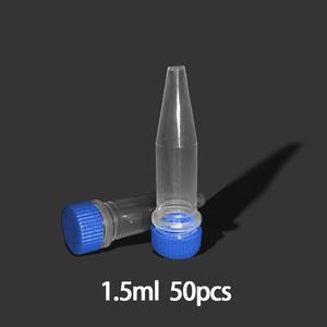 1,5 ml sprzętu Nauczanie materiałów naukowych butelek do lampy z śrubami laboratoryjnymi Analiza zamarzania rur 50pcs/torba