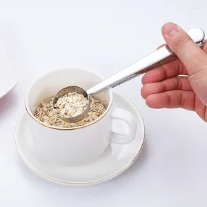 Colheres 1pcs colher de café para cafés fabrica colher de aço inoxidável Medindo a manipulação longa Presentes Mini colher de chá