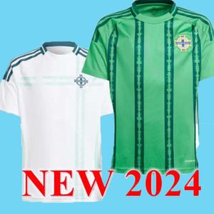 2024 Maglie da calcio Irlanda del Nord Set Set Kid Kit Unifort 2025 Divas E 23 24 25 Shirt da calcio Charles Ballard Best Brown Home Away Away