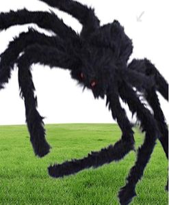 Für Party Halloween Decoration Black Spider Haunted House Prop Indoor Outdoor Giant 3 Größe 30 cm 50 cm 75 cm4385042